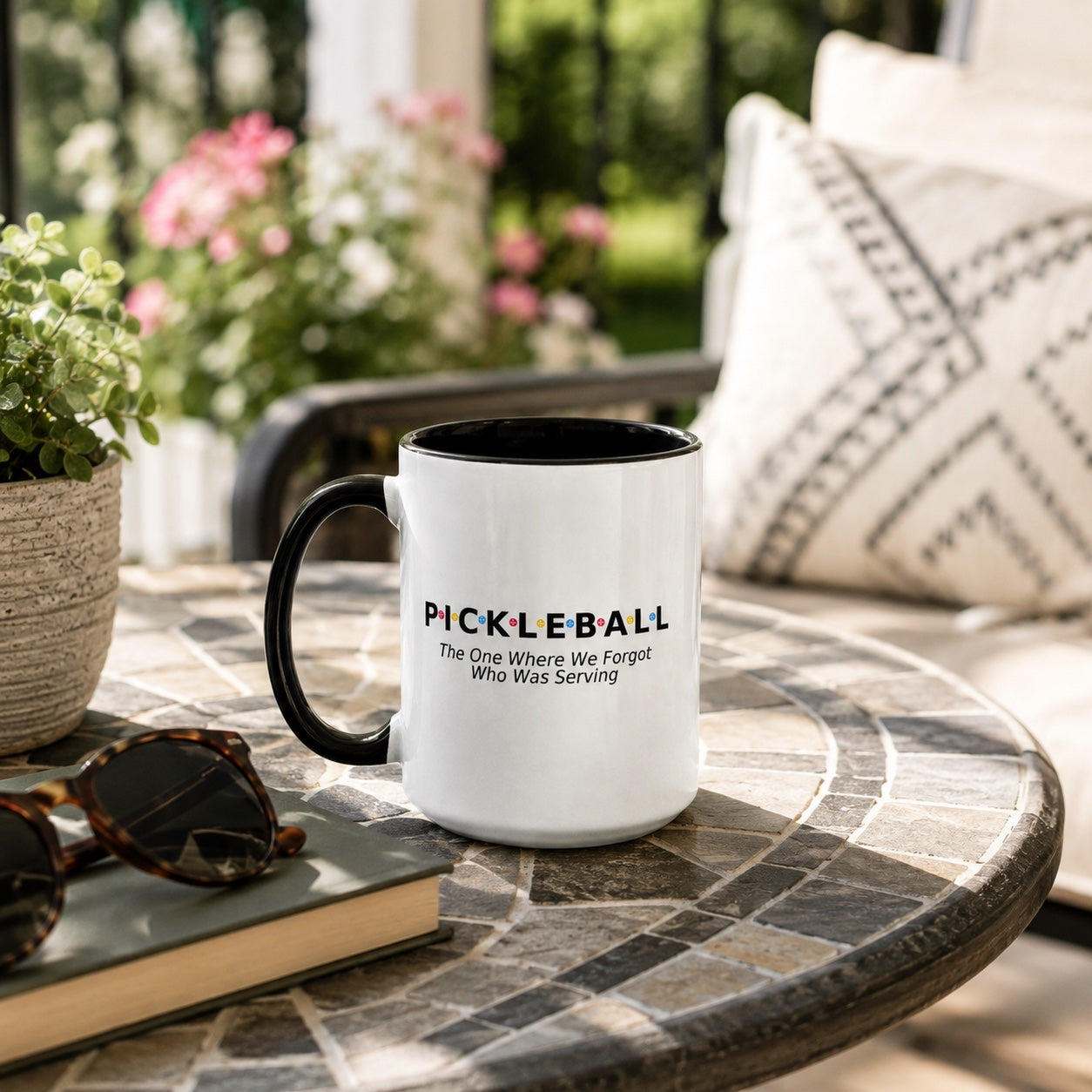 Pickleball: The One Where... | Mug with Color Inside