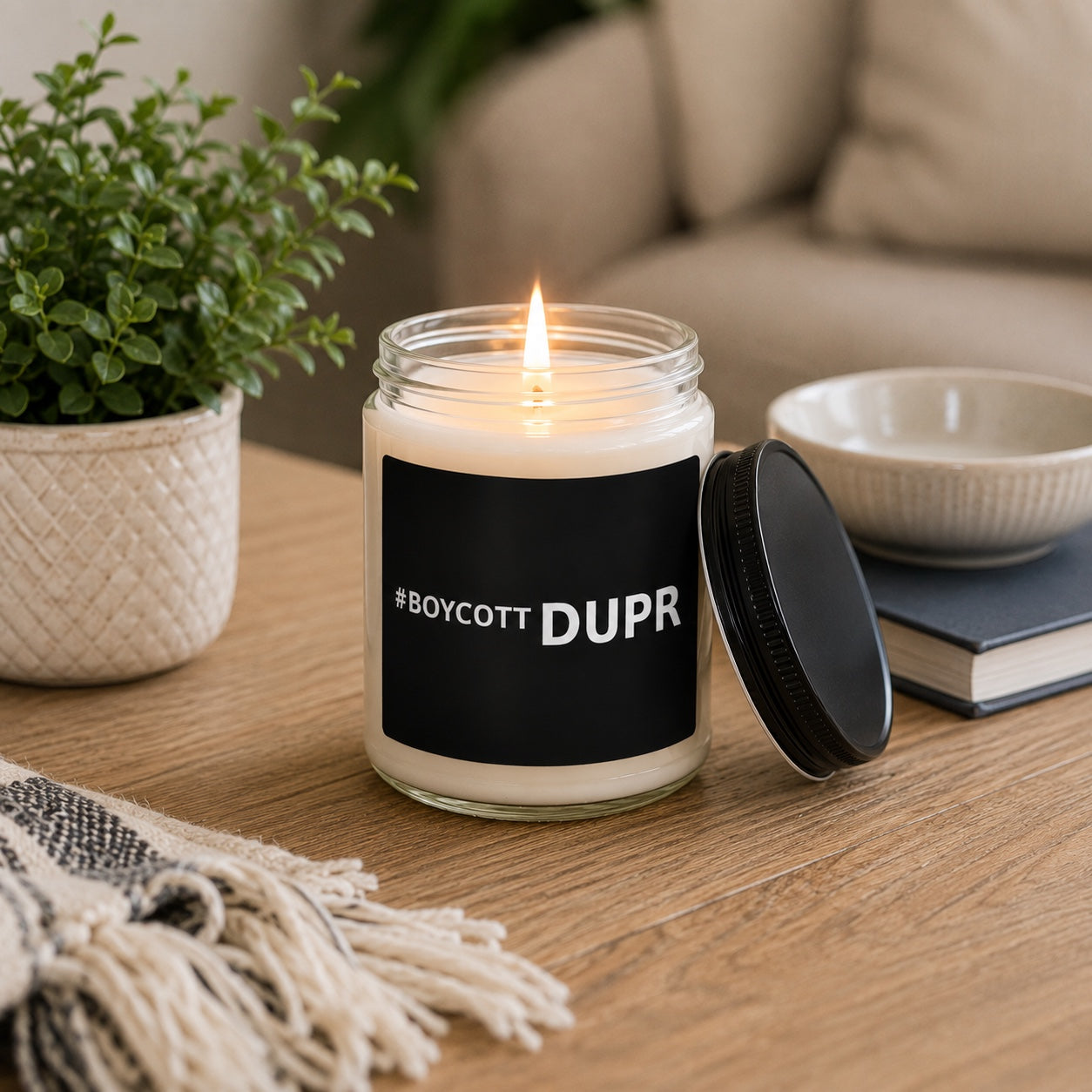 Boycott DUPR | Scented Soy Candle
