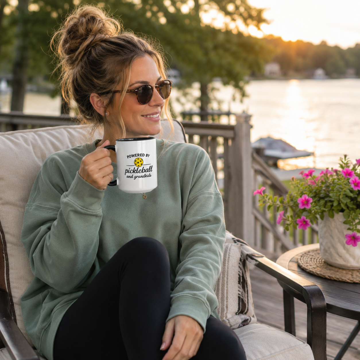Powered By Pickleball & Grandkids | Mug