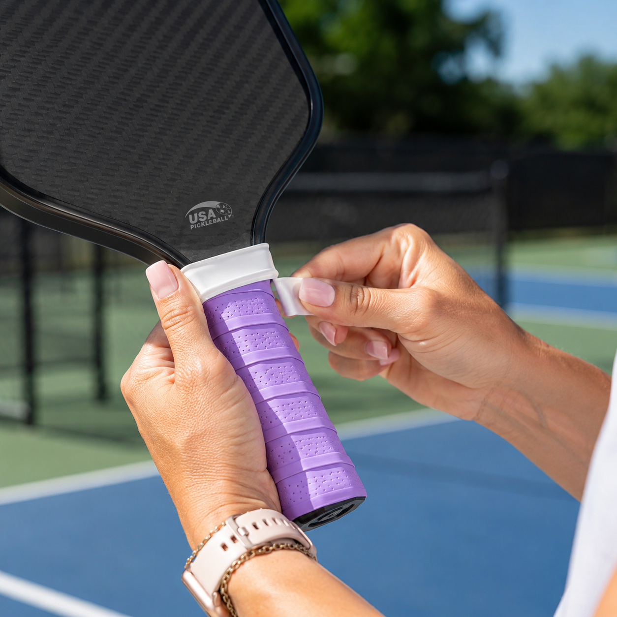 Pickleball Paddle Grip Sealing Rings | Set of 6