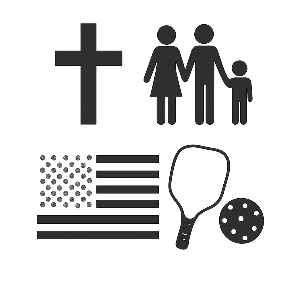 God, Family, Country, Pickleball