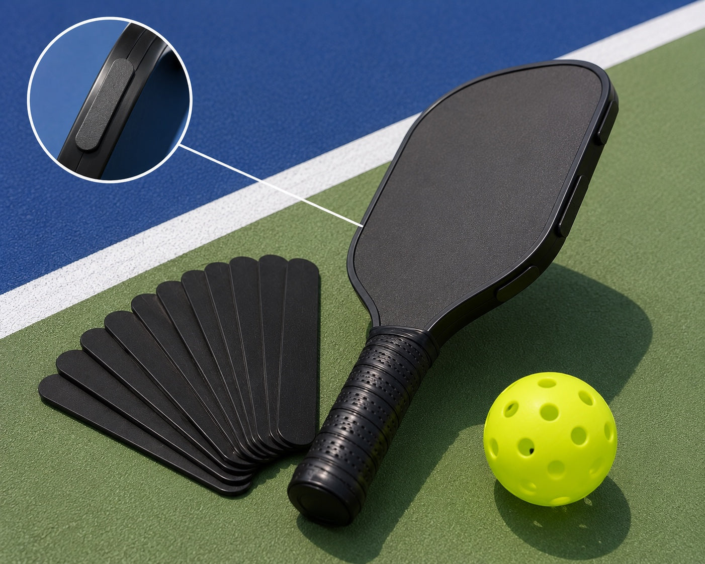 20-Piece Pickleball Paddle Weight Strip Set