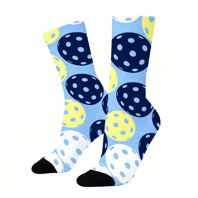 Blue Sporty Pickleball Socks