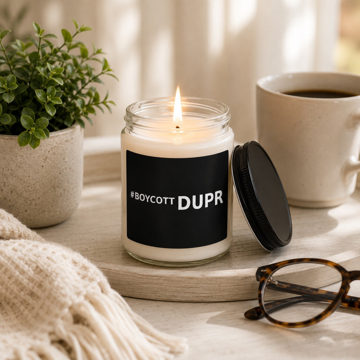 Boycott DUPR | Scented Soy Candle