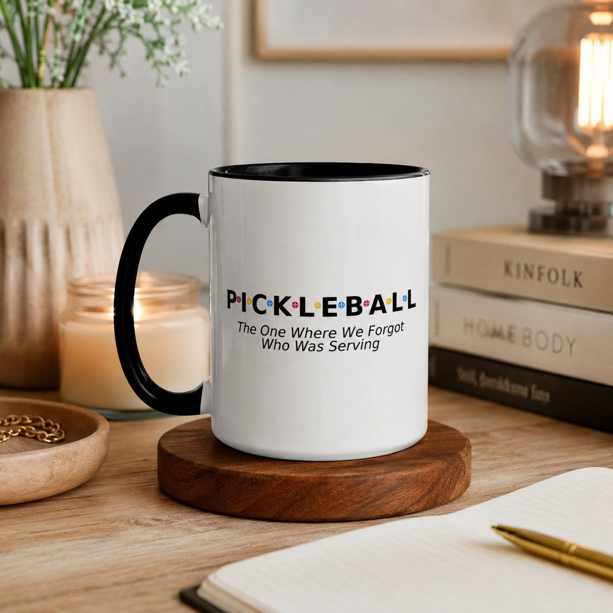 Pickleball: The One Where... | Mug with Color Inside