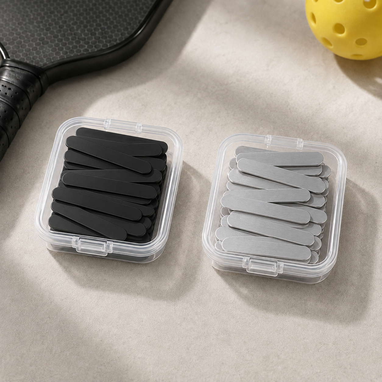 20-Piece Pickleball Paddle Weight Strip Set