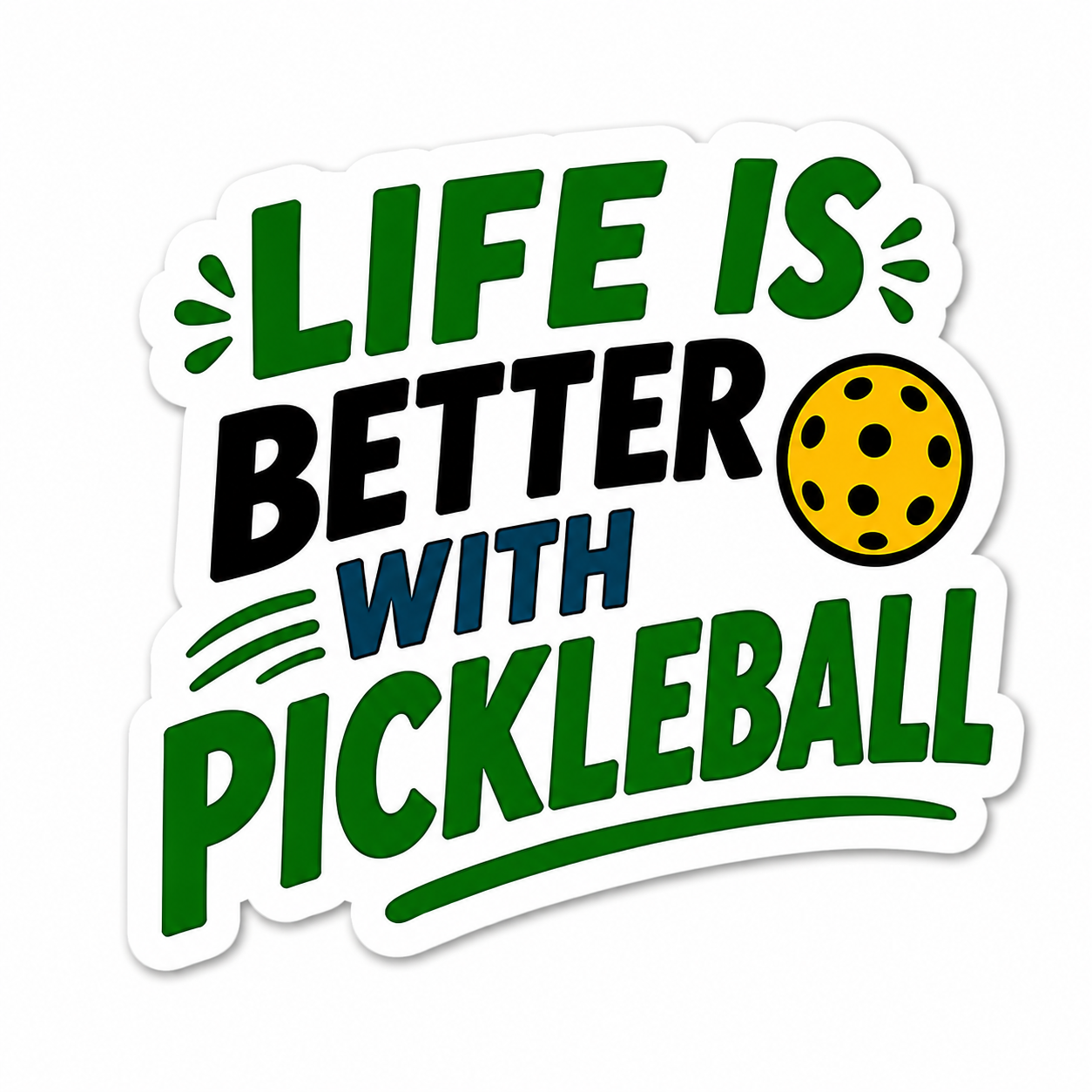 Pickleball Stickers