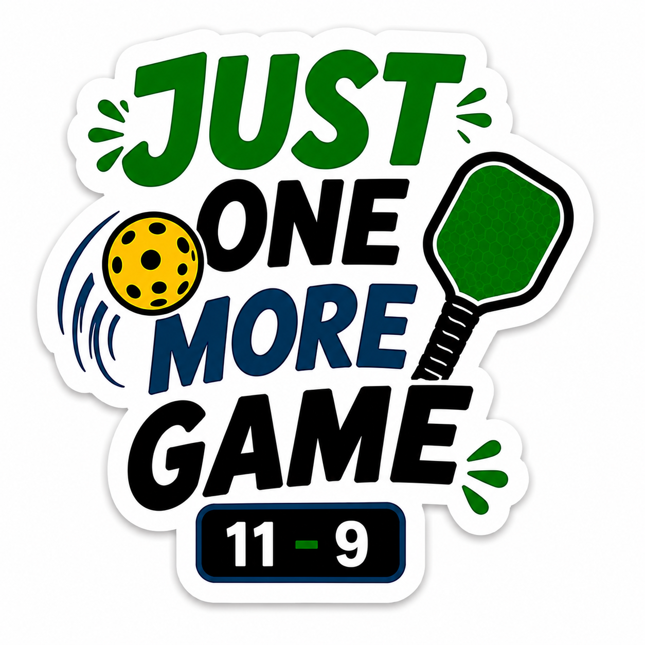 Pickleball Stickers