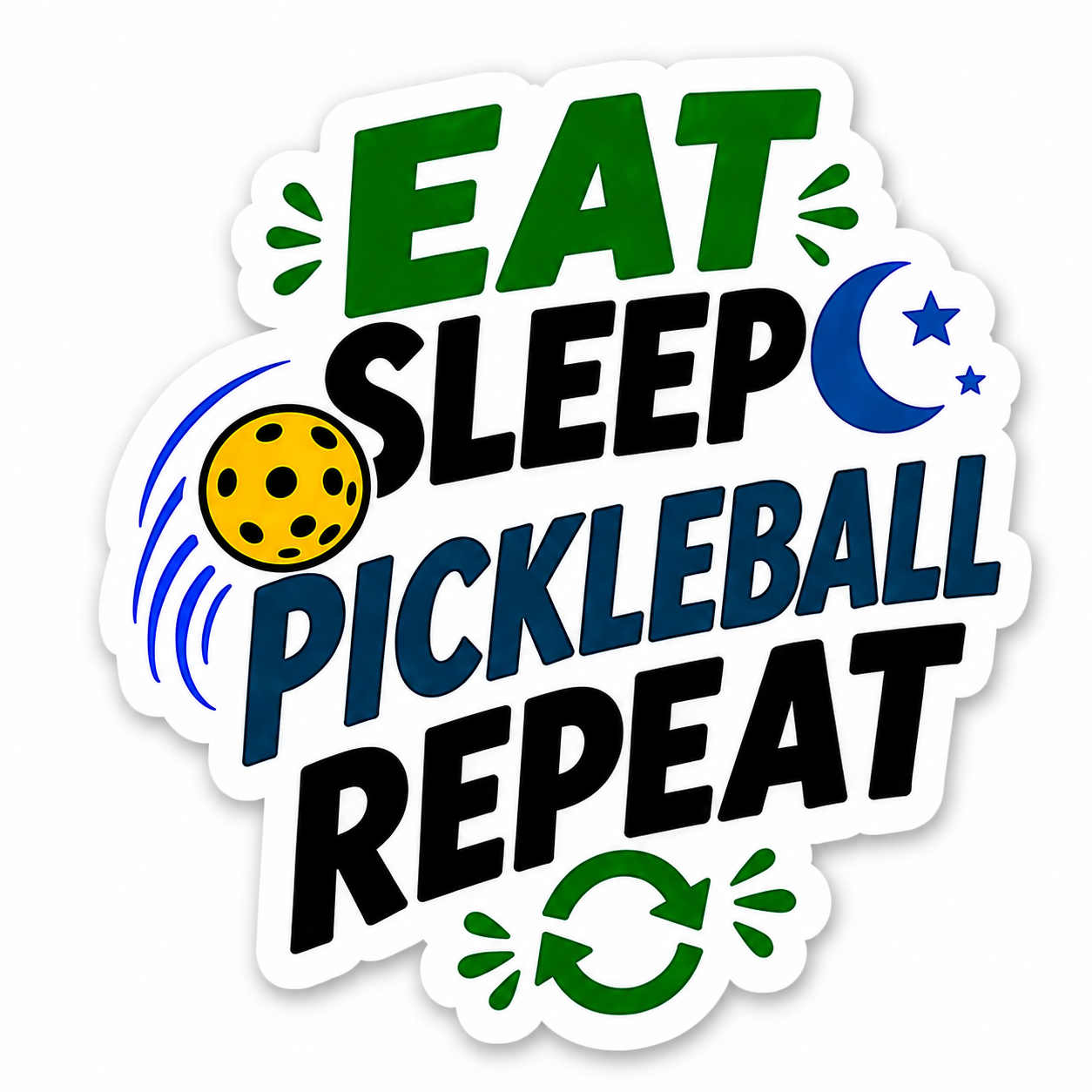 Pickleball Stickers
