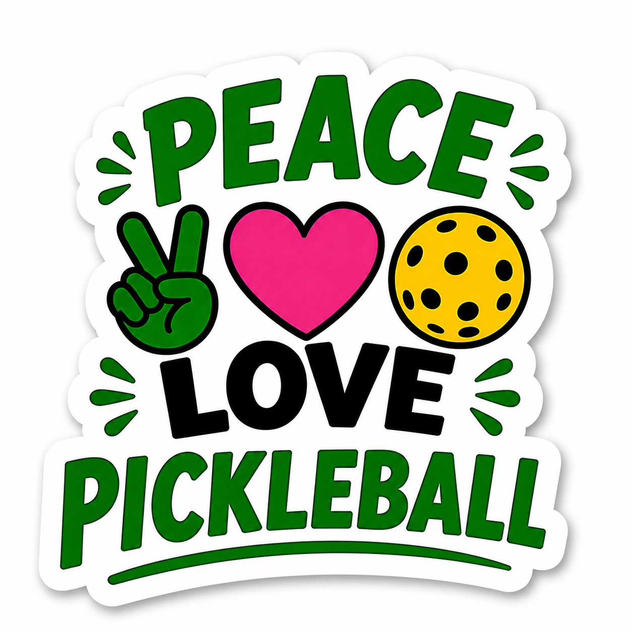 Pickleball Stickers