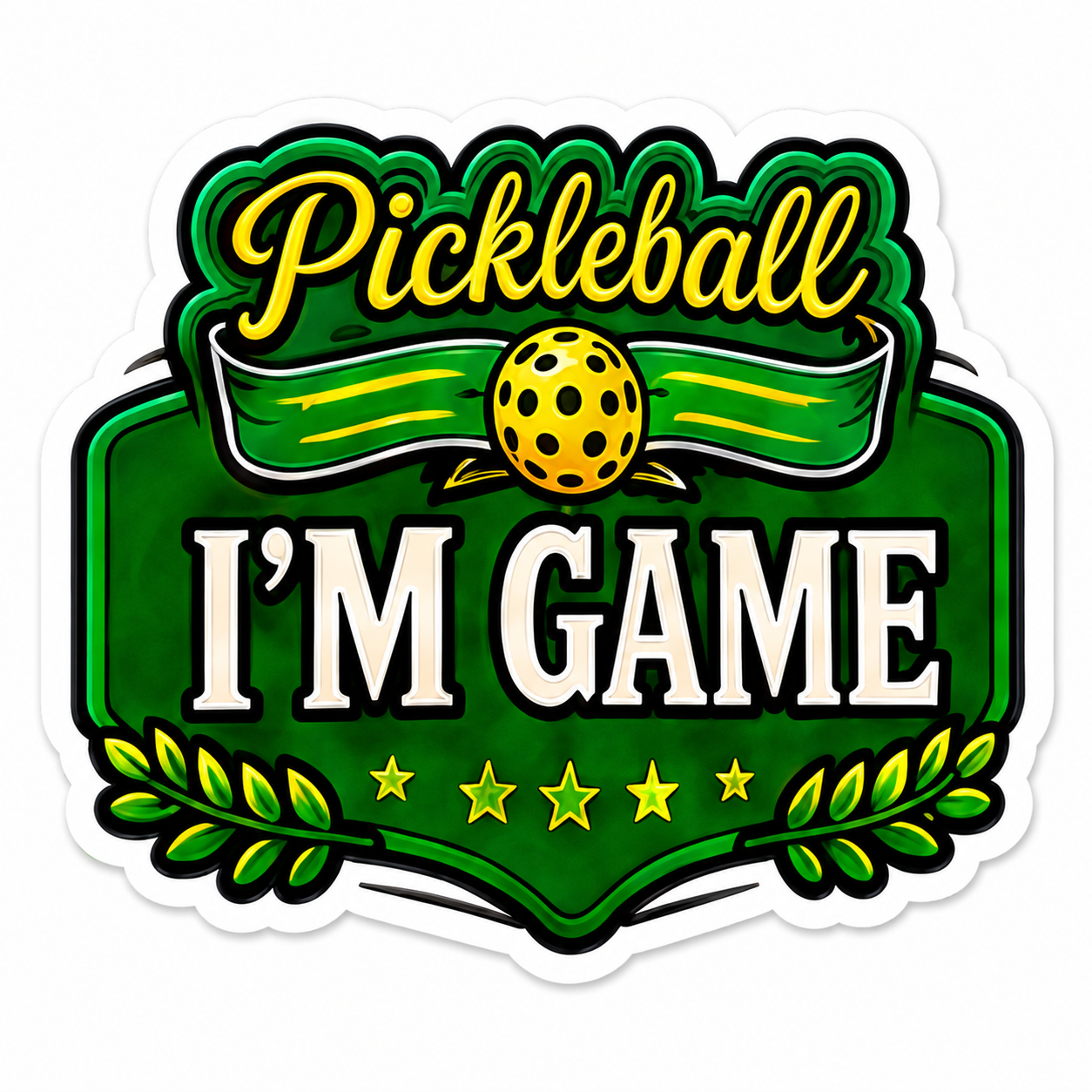 Pickleball Stickers