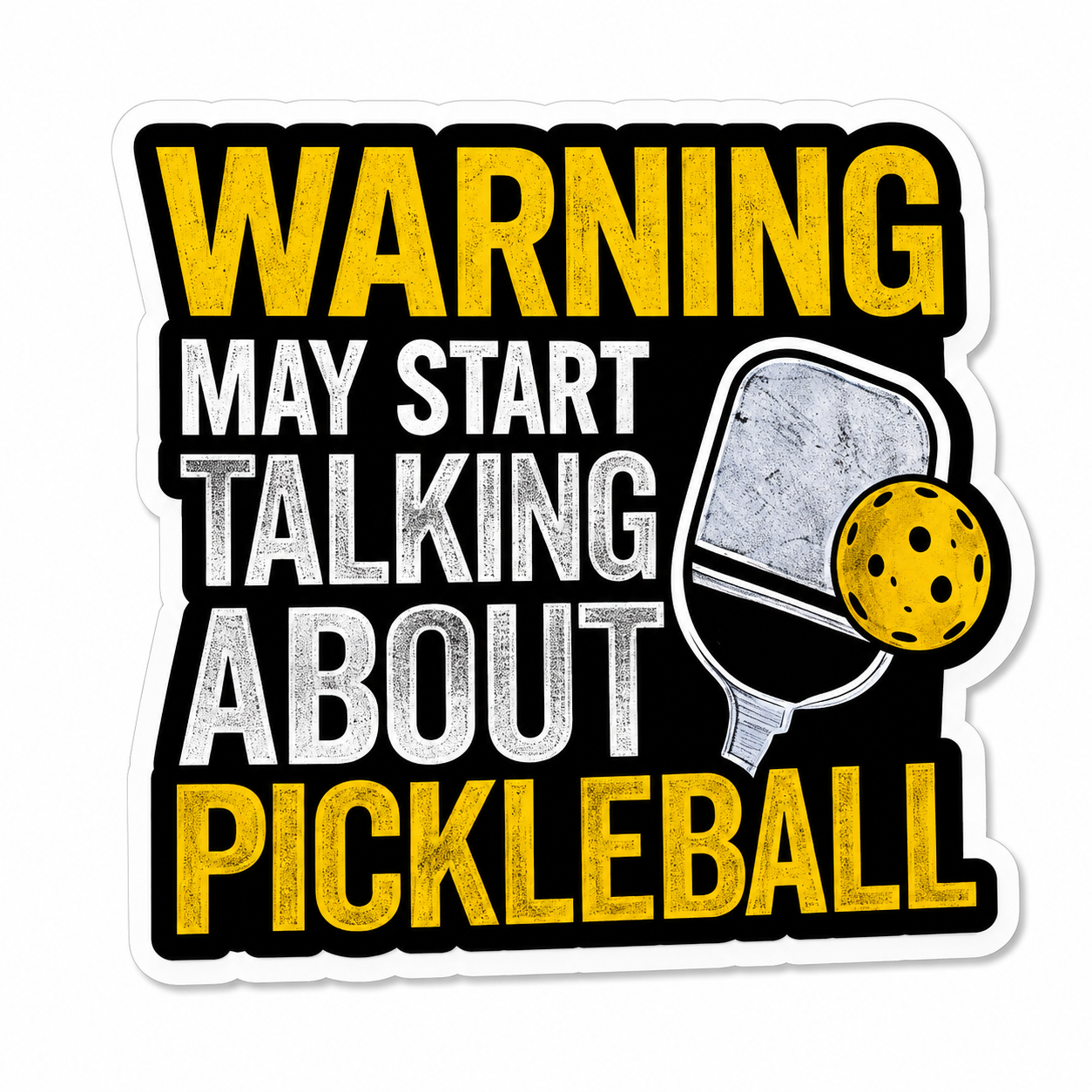 Pickleball Stickers