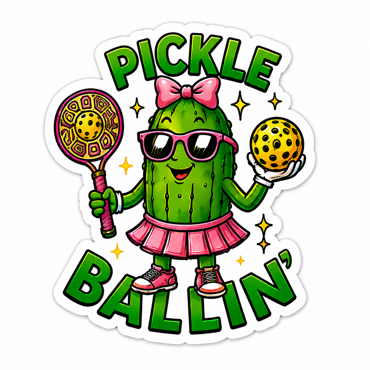 Pickleball Stickers