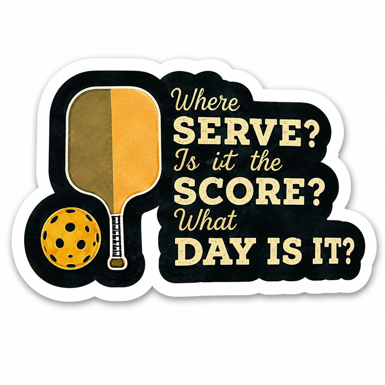 Pickleball Stickers