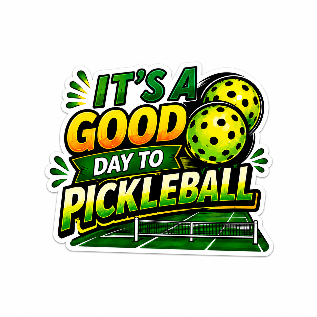Pickleball Stickers