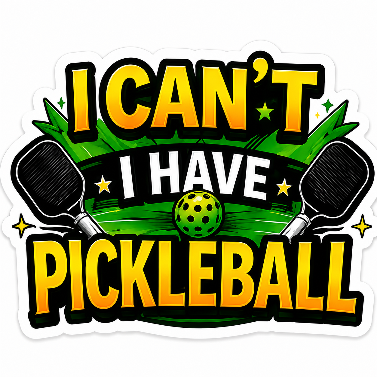Pickleball Stickers