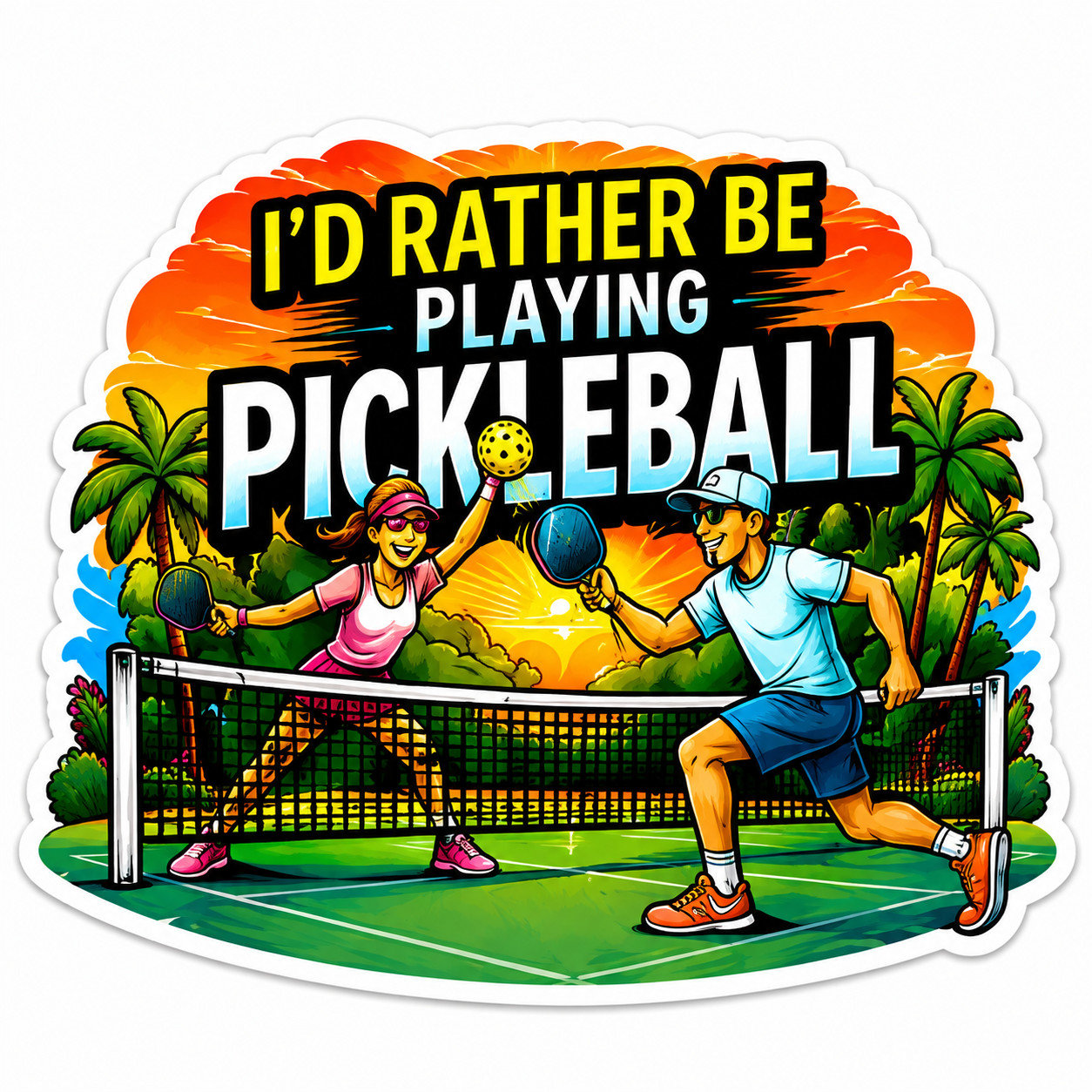 Pickleball Stickers
