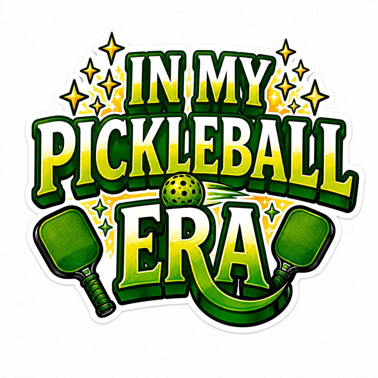 Pickleball Stickers