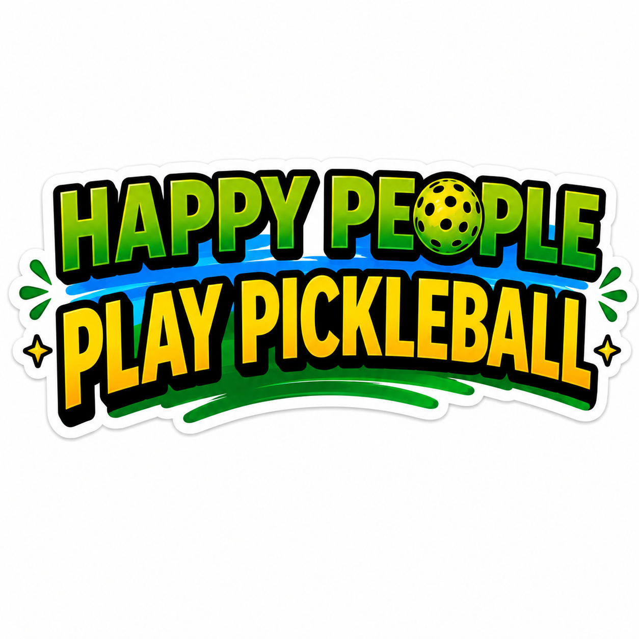 Pickleball Stickers