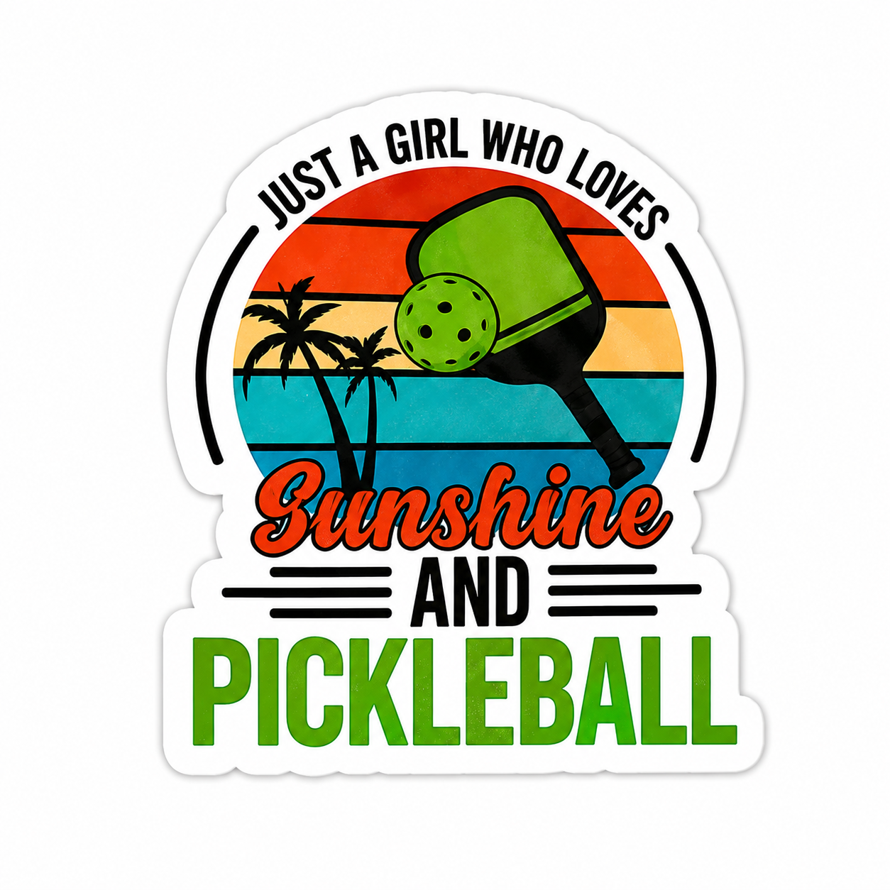 Pickleball Stickers