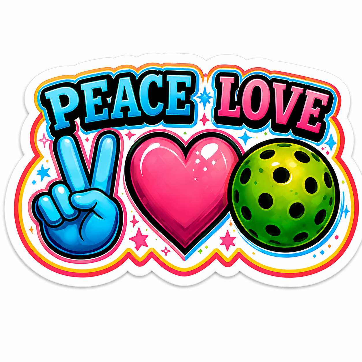 Pickleball Stickers