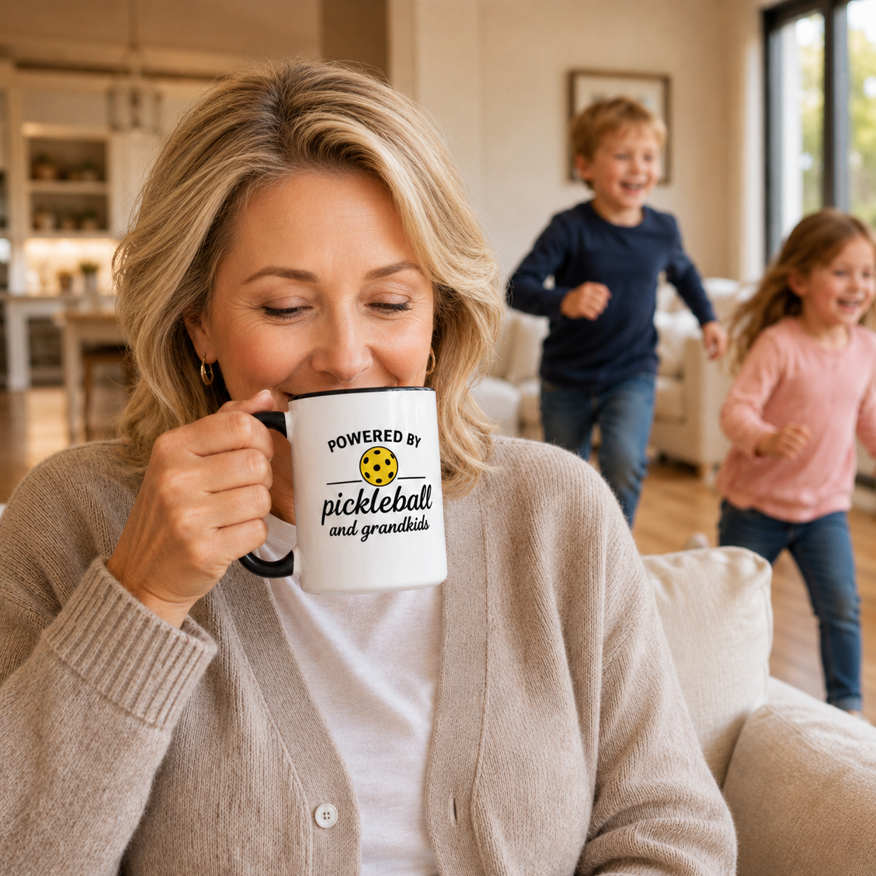 Powered By Pickleball & Grandkids | Mug