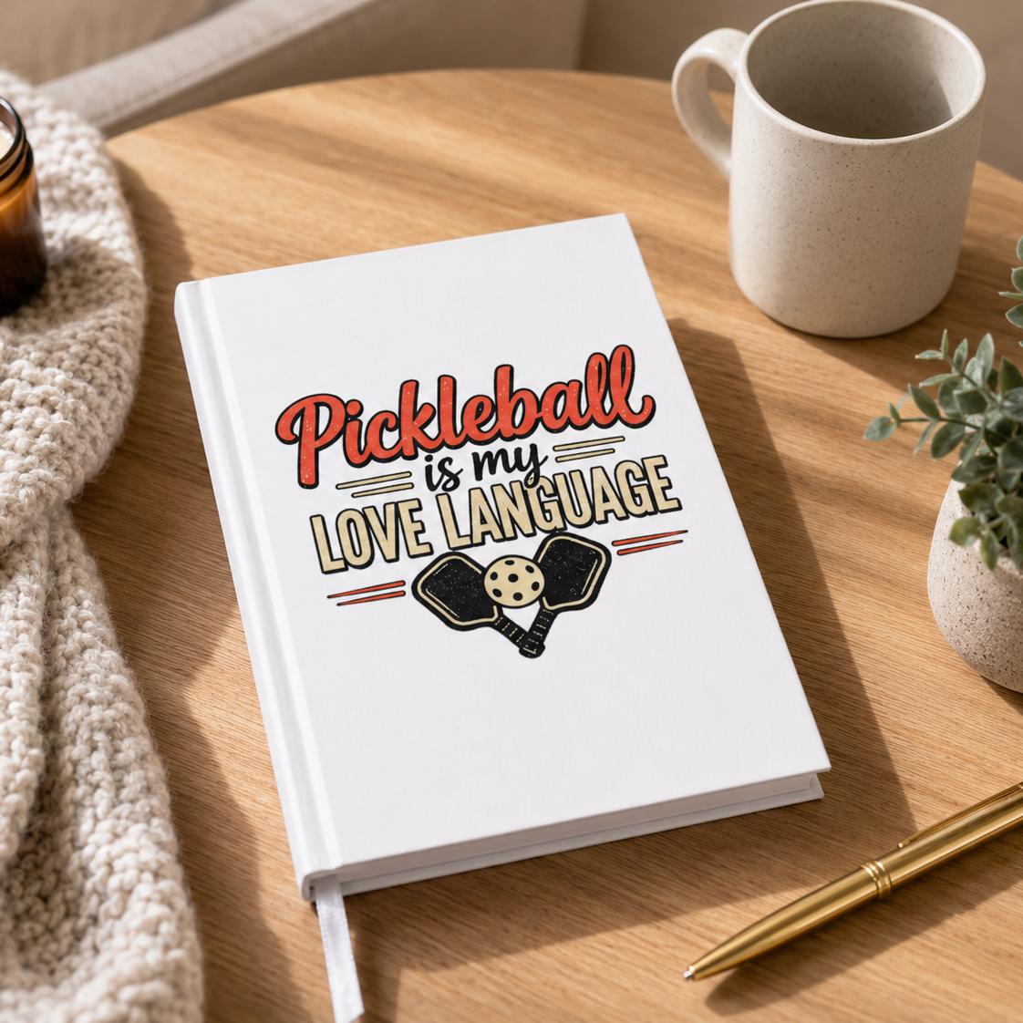 Pickleball is My Love Language | Hardcover Journal