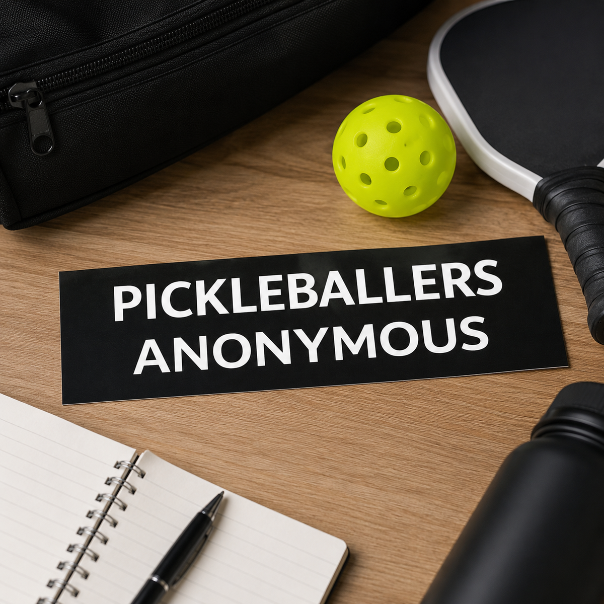 Pickleballers Anonymous | Car magnet