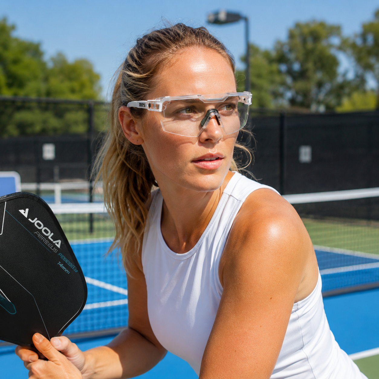 Clear-Frame Sports Glasses