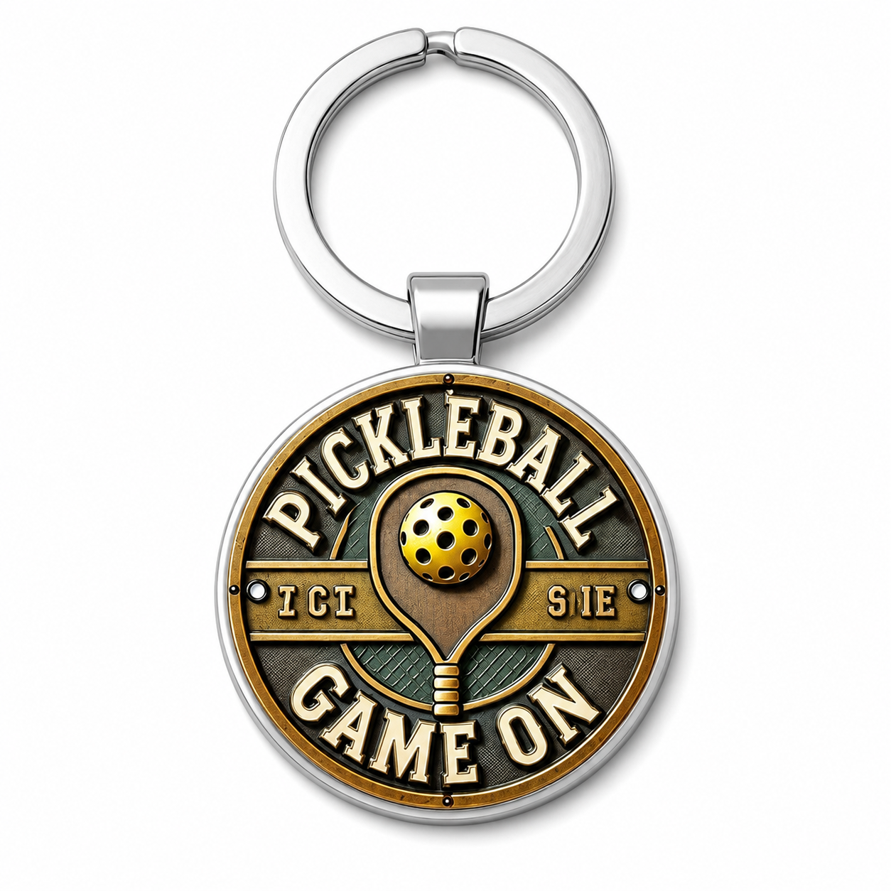 Game On Pickleball Keychain