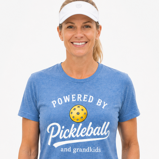 Powered by Pickleball & Grandkids | T-Shirt