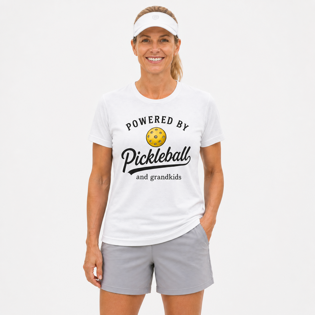 Powered by Pickleball & Grandkids | T-Shirt