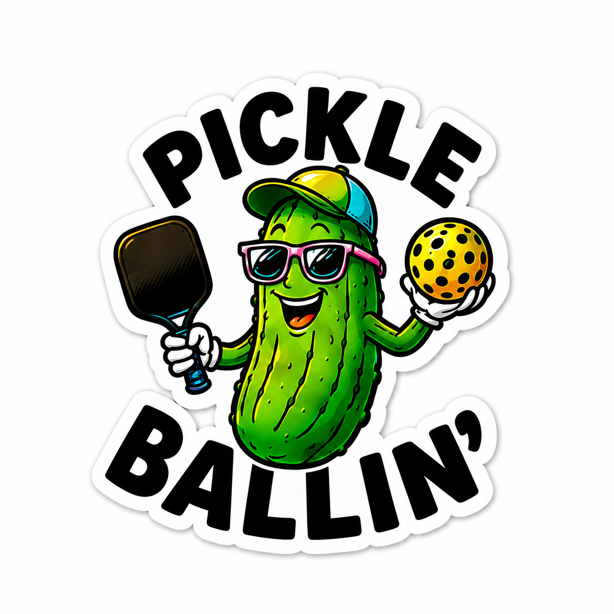 Pickleball Stickers