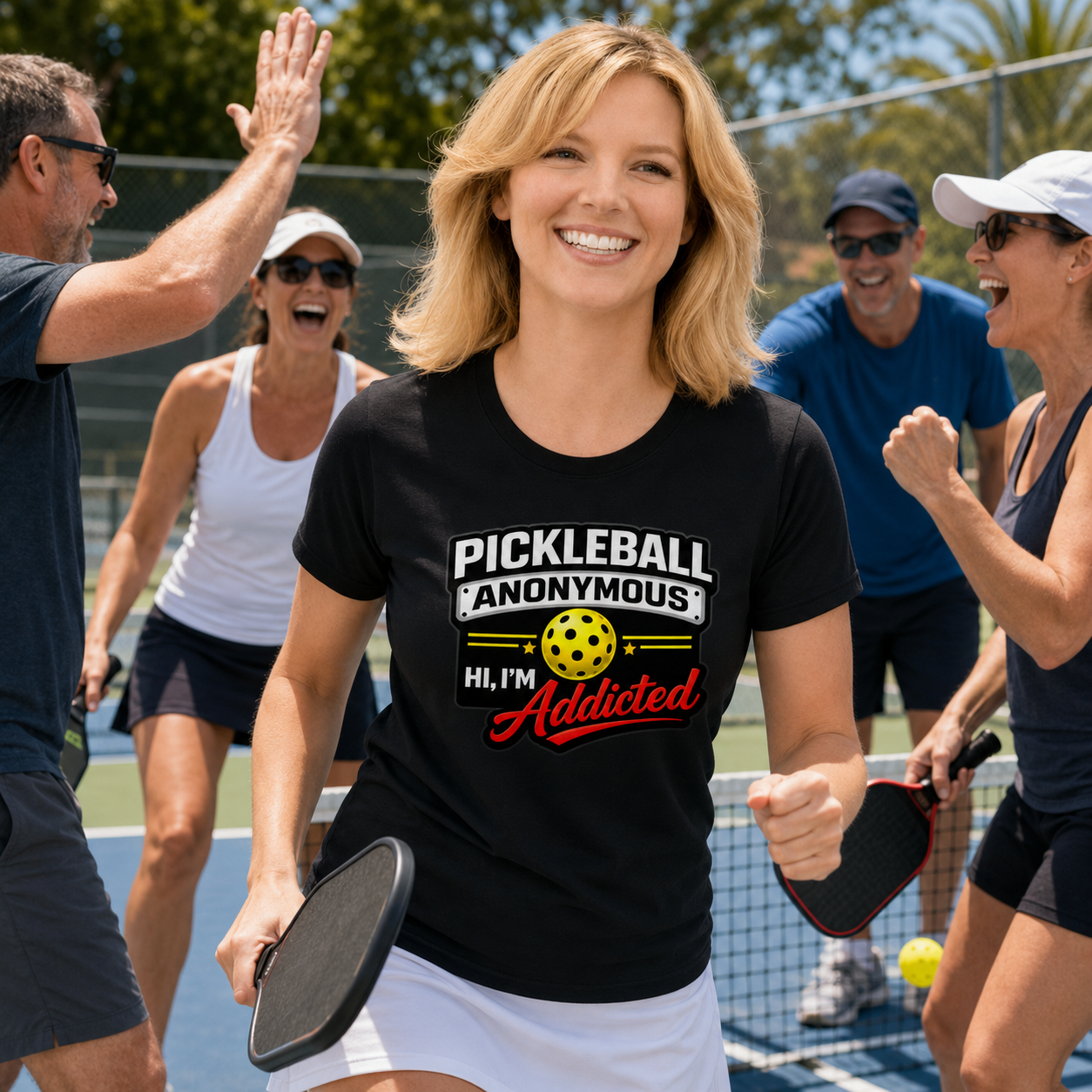 Pickleball Anonymous: Hi, I'm Addicted | T-Shirt