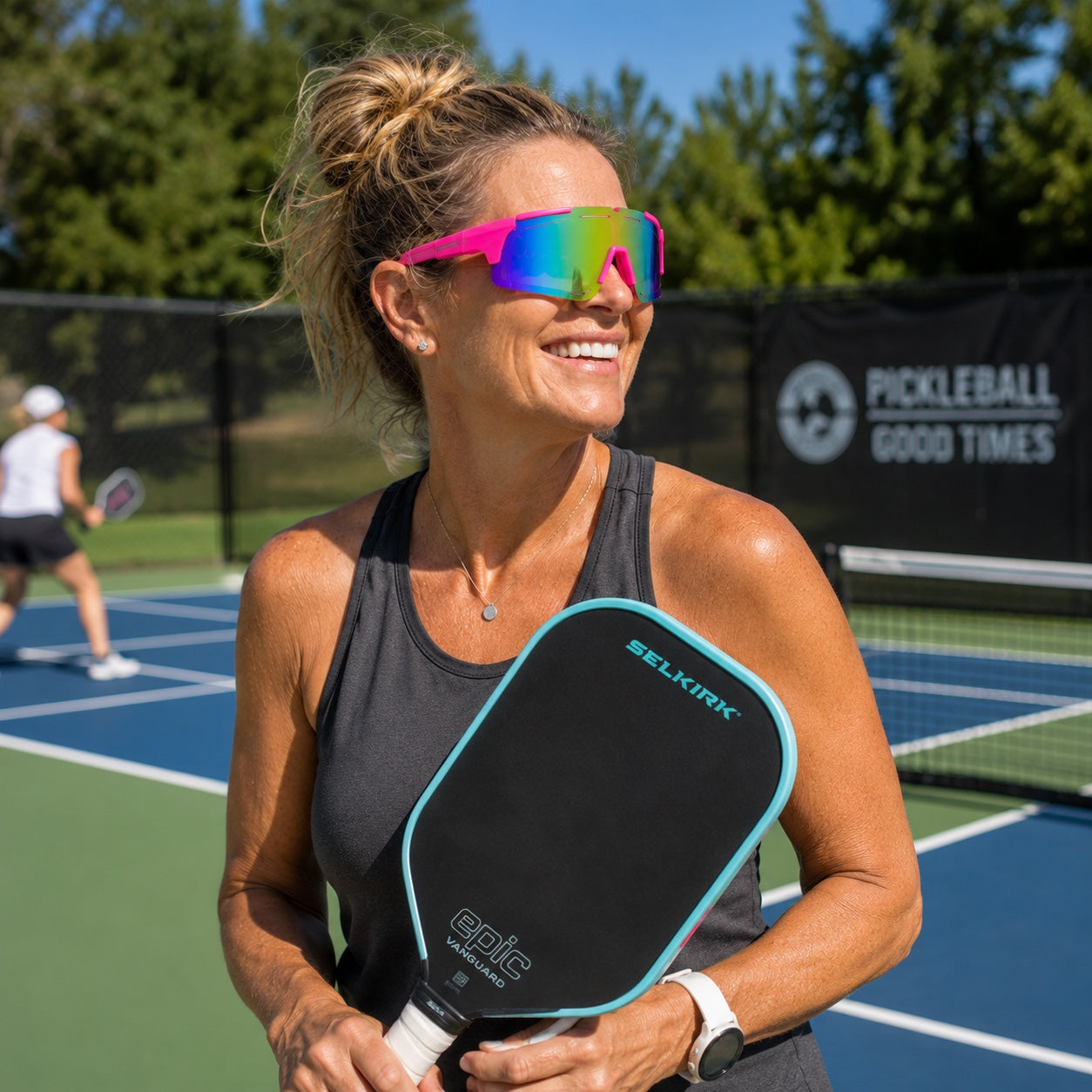 Fashion Sports Glasses | Pink with Case