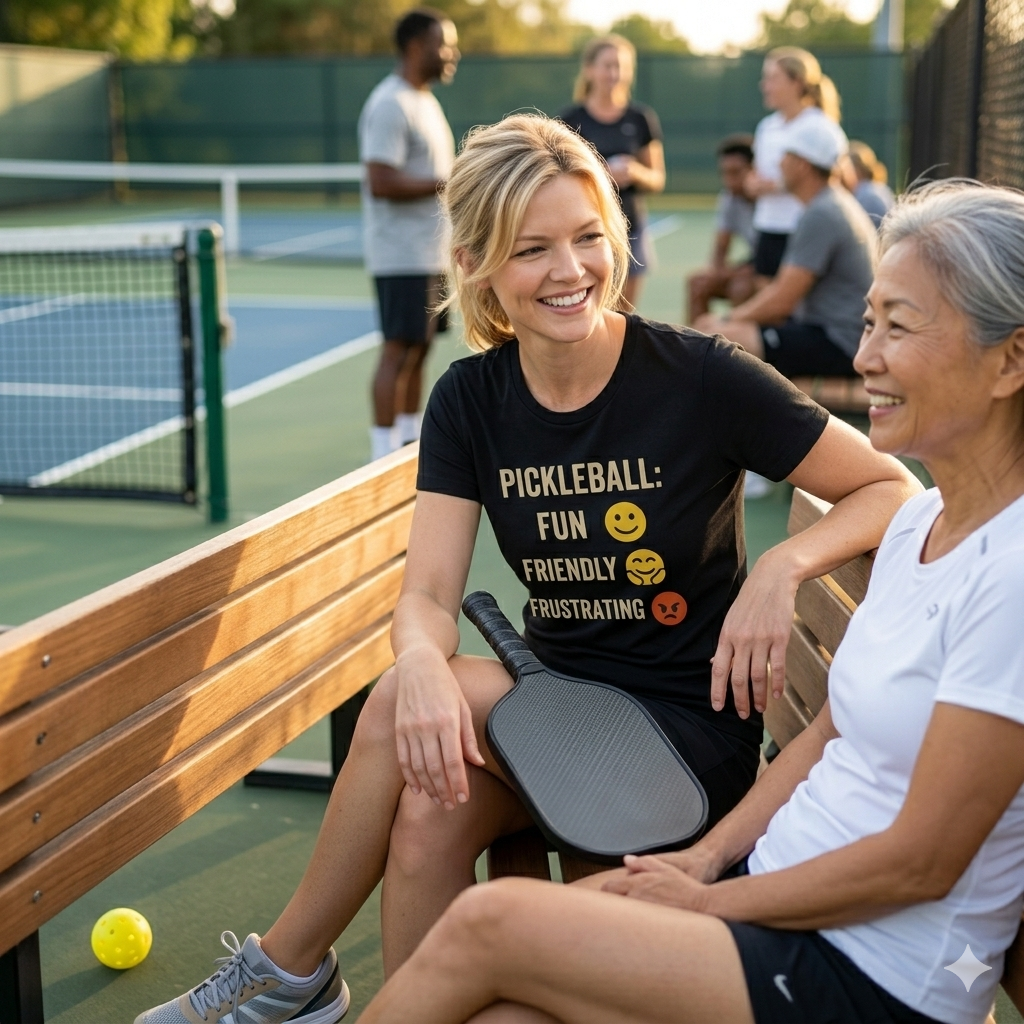 Pickleball: Fun, Friendly, Frustrating | T-Shirt
