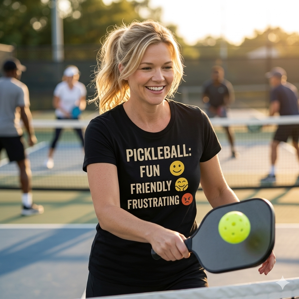 Pickleball: Fun, Friendly, Frustrating | T-Shirt