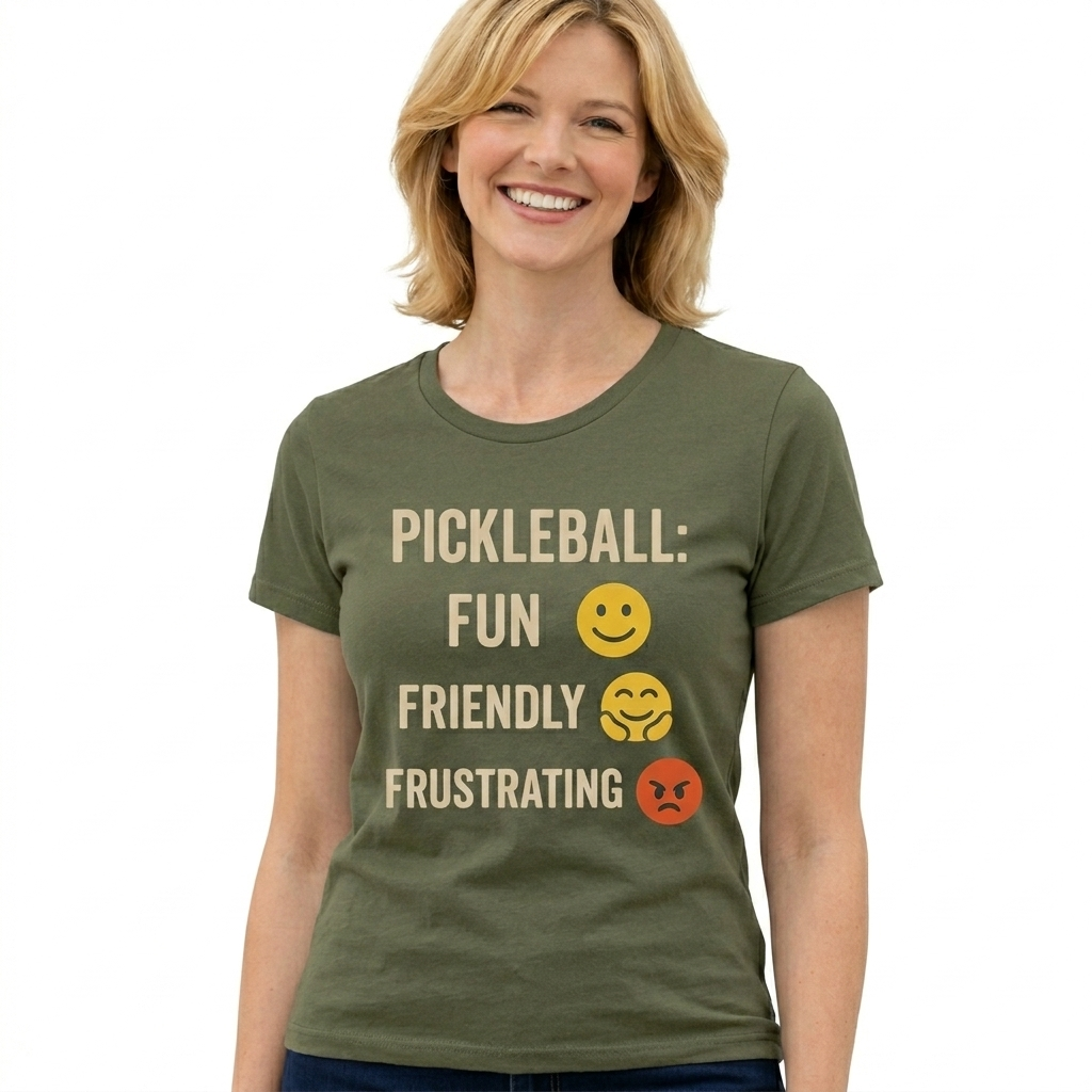 Pickleball: Fun, Friendly, Frustrating | T-Shirt