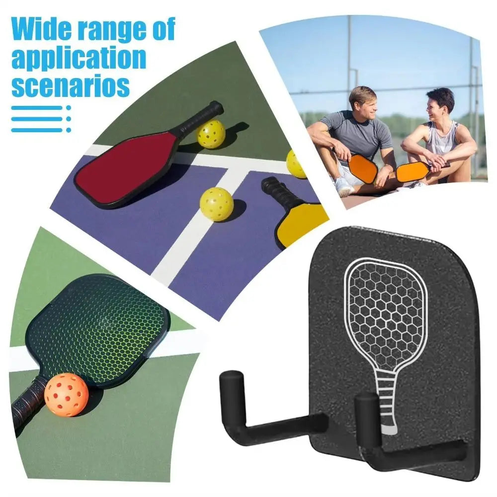 Wall-mounted paddle storage hooks