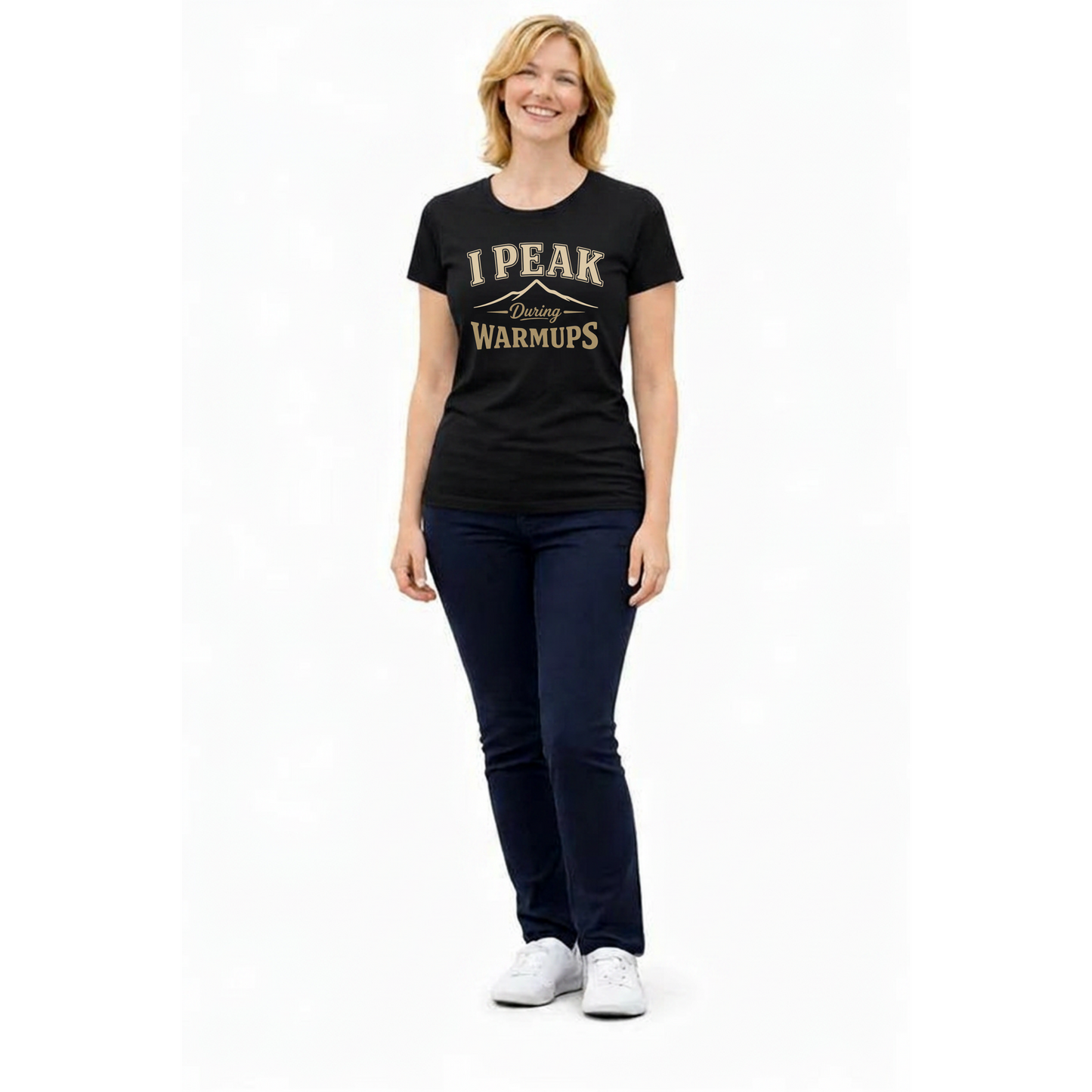 I Peak During Warmups | T-Shirt