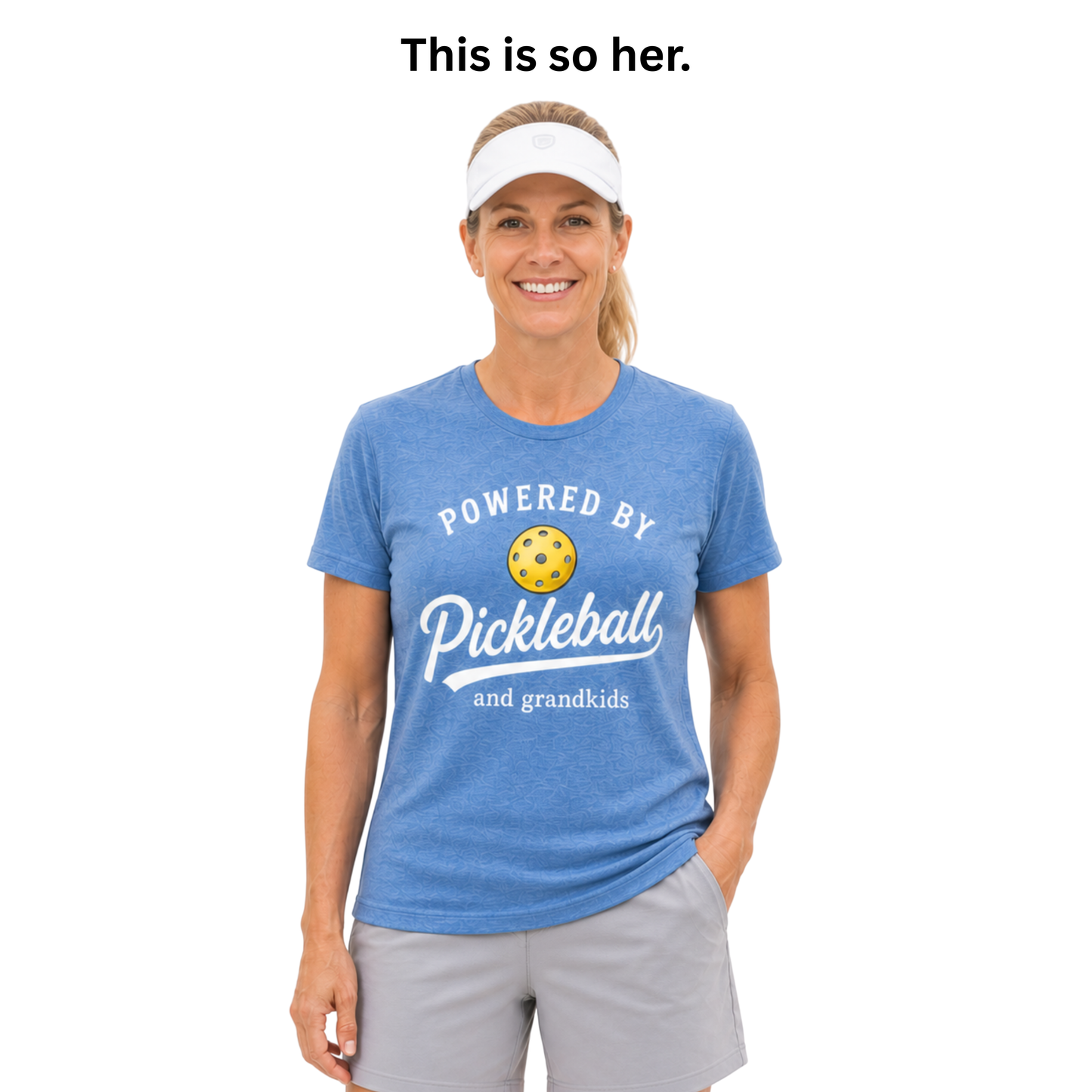 Powered by Pickleball & Grandkids | T-Shirt