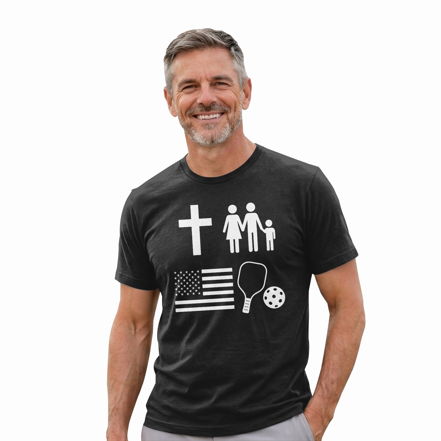 God, Family, Country, Pickleball | T-Shirt