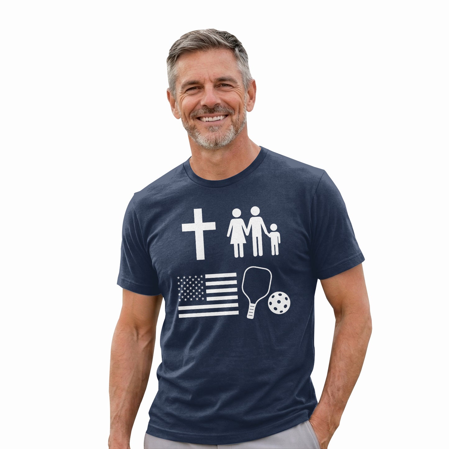 God, Family, Country, Pickleball | T-Shirt