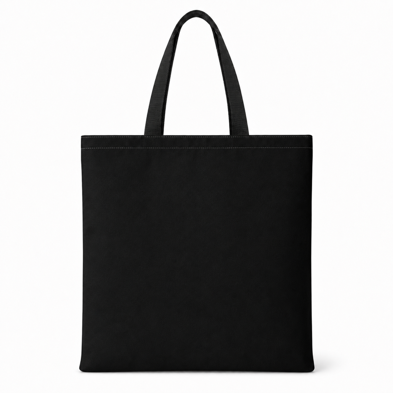 Black Pickleball Colorful Bag plain black back view