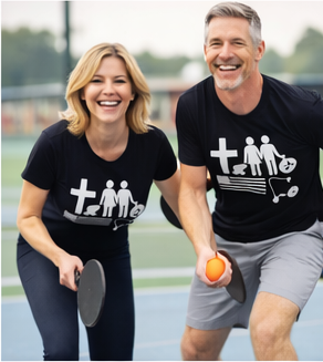God, Family, Country, Pickleball | T-Shirt