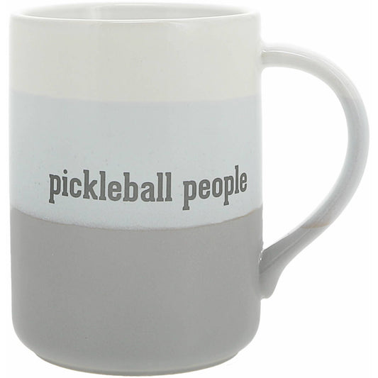 Pickleball People 18-ounce stoneware mug