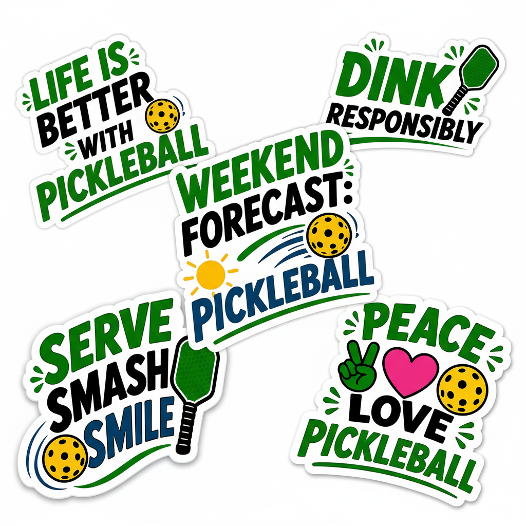 Pickleball Stickers