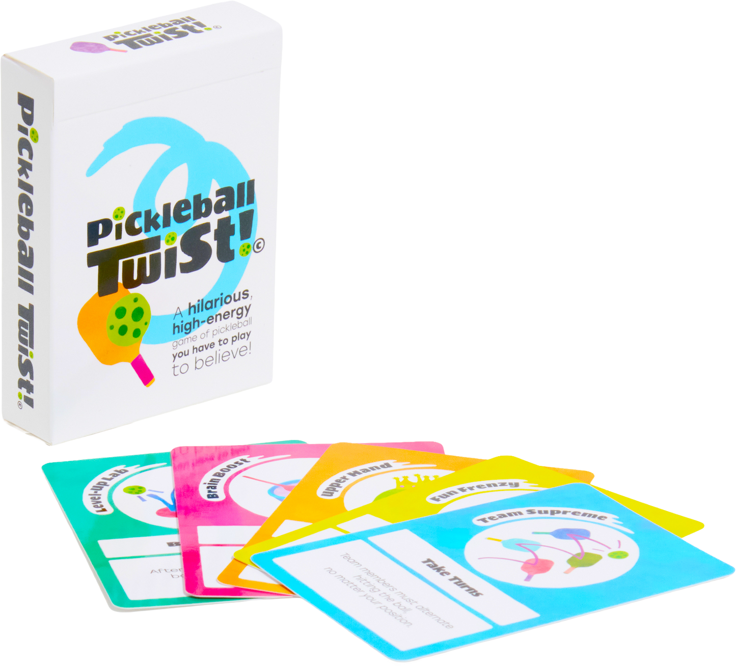 Pickleball Twist card game deck product view