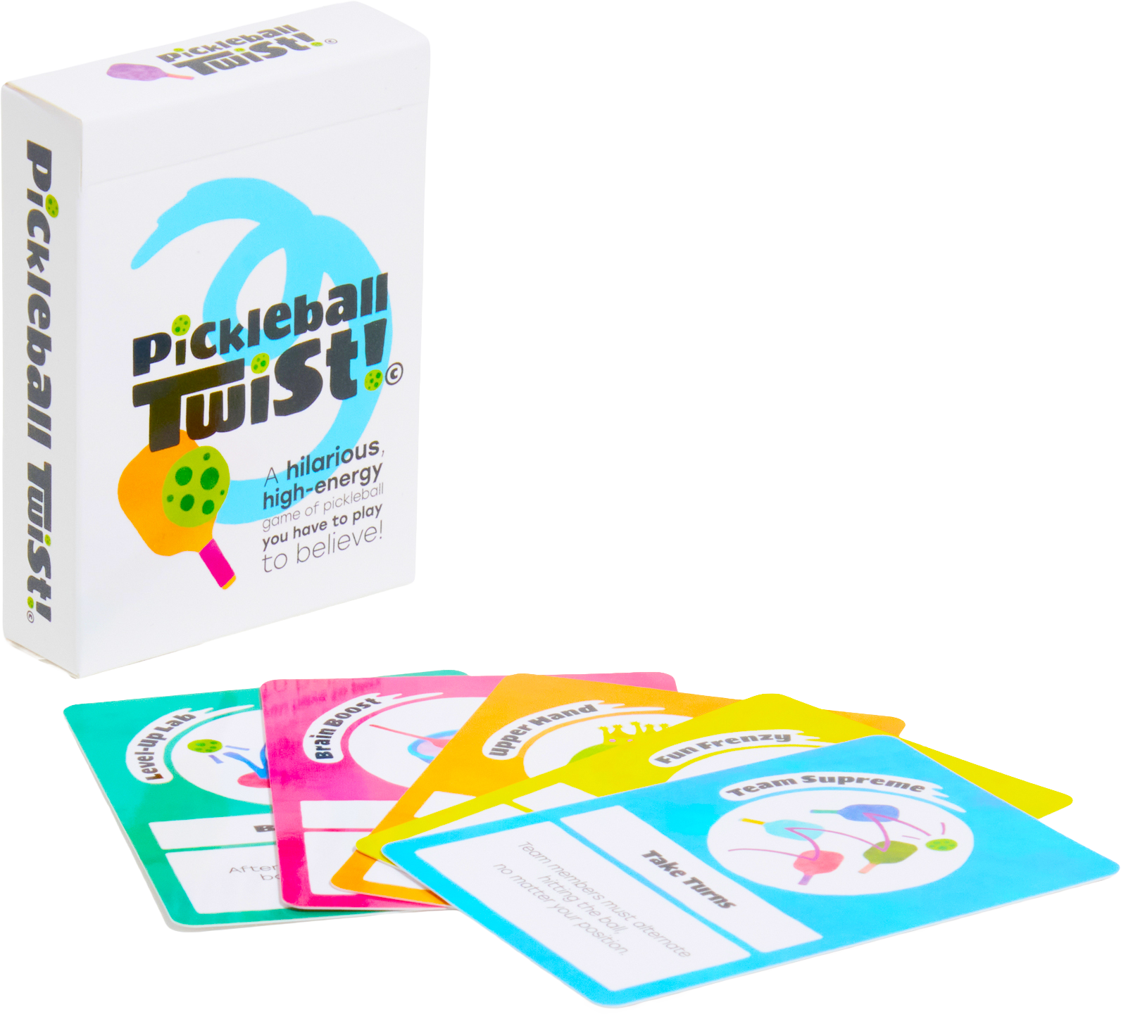 Pickleball Twist card game deck product view