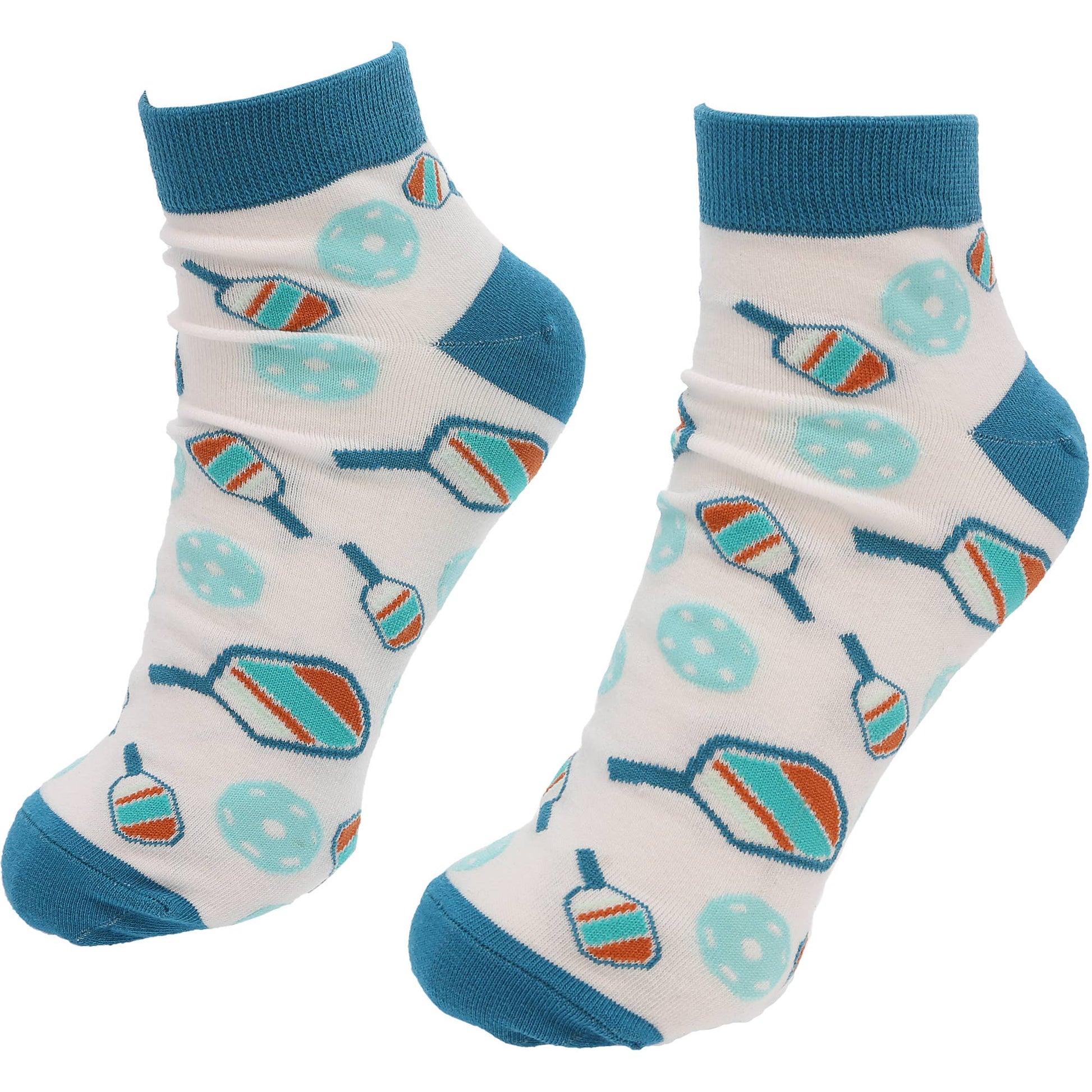 Colorful unisex pickleball ankle socks